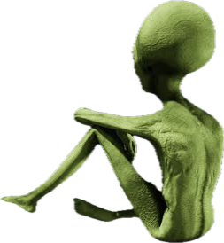 sitting-alien